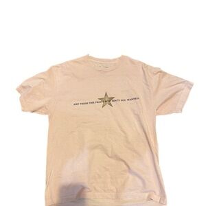 Utopia Travis, Scott Star Front Row Tee - Light Pink